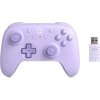 8BitDo Ultimate 2C Wireless BΤ and 2.4Ghz Pad Purple (RET00469) χειριστήριο συμβατό με PC & Android με 1000 Hz Polling Rate