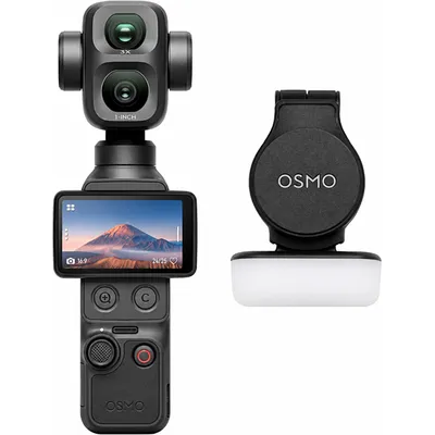 Action Camera DJI Osmo Pocket 4P Standard Combo 2" Οθόνη Αφής 4K Ultra HD 103GB Wi-Fi GPS και 1545mAh Black