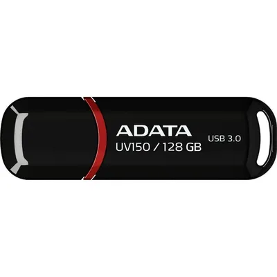 Adata AUV150-128G-RBK USB flash drive 128 GB USB Type-A 3.2 Gen 1 (3.1 Gen 1) Black (AUV150-128G-RBK) (ADAAUV150-128G-RBK)