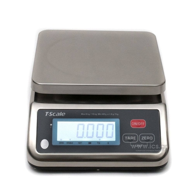 Αδιάβροχος ζυγός inox βαρέως τύπου t-scale s29 μr, (6kg - 2gr),