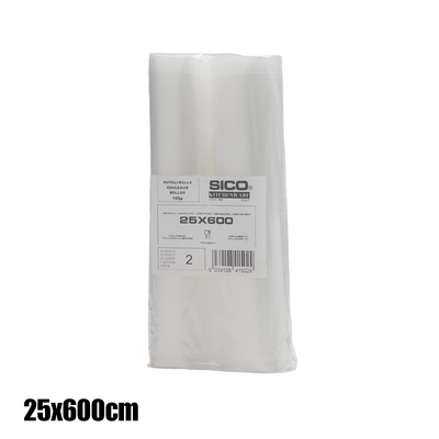 SICO Σετ 2 ρολών Ανάγλυφων Vacuum 25cm x 6m
