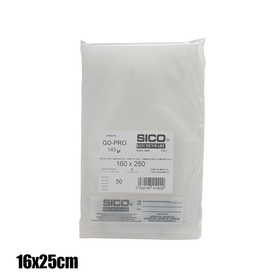 SICO Σακούλες Vacuum Ανάγλυφες 50 τμχ. 16x25 cm