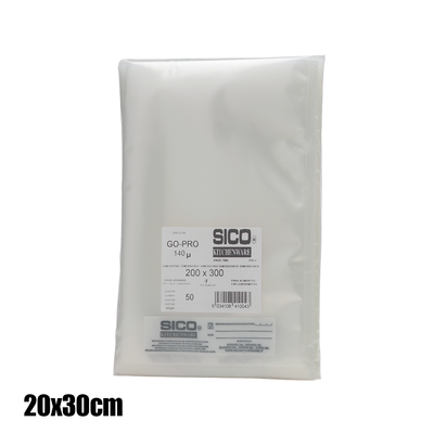 SICO Σακούλες Vacuum Ανάγλυφες 50 τμχ. 20x30 cm