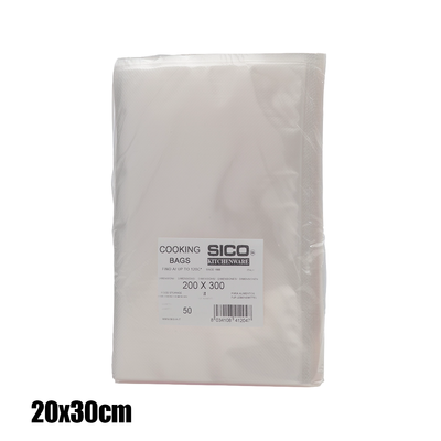SICO Σακούλες Vacuum Ανάγλυφες 50 τμχ. 20x30 cm