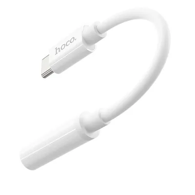 Αντάπτορας Hoco LS30 USB-C σε 3.5mm Θηλυκό Λευκό Συμβατός με όλες τις Συσκευές