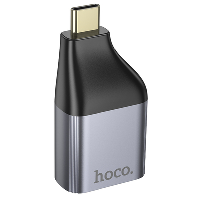 Αντάπτορας Hoco UA33 USB-C σε HDMI 4K 30Hz (3840 x 2160P) Θηλυκό Γκρι