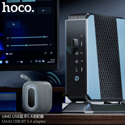 Αντάπτορας Wireless Hoco UA42 USB Bluetooth v5.4 Μαύρο