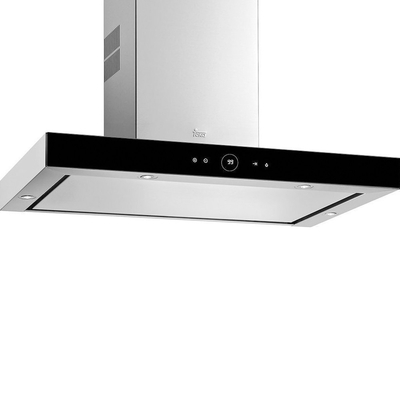 Απορροφητήρας Καμινάδα Τοίχου TEKA EcoPower 3+1 Ταχύτητες 722m3/h 90cm DPL 986 T Ασημί 40483131