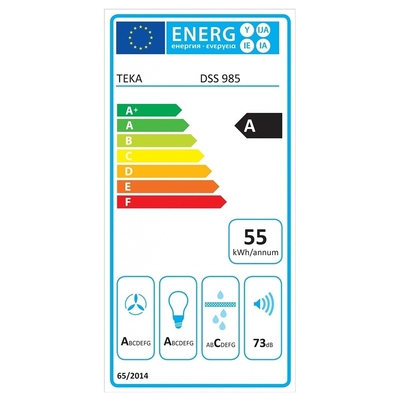 Απορροφητήρας Καμινάδα Τοίχου TEKA EcoPower 3+1 Ταχύτητες 760m3/h 70cm TIKAL DSS 785 Ασημί 40437000
