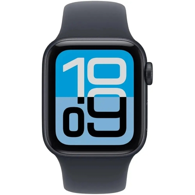 Apple Watch SE 3 (2025) Aluminum 40mm GPS NFC 5 ATM Aluminum Case Midnight με Sport Band Midnight