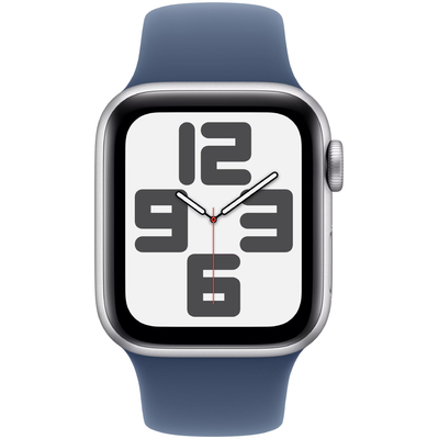 Apple Watch SE2 (2024) Aluminum 40mm GPS NFC 5 ATM Aluminum Case Midnight με Sport Loop Ink