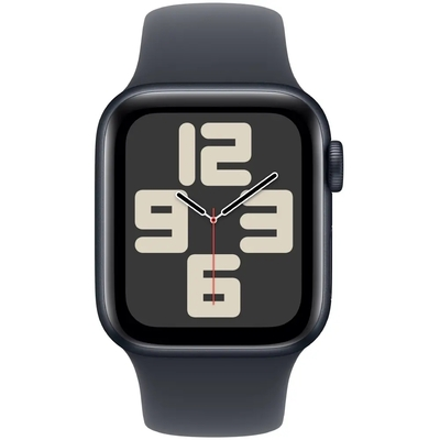 Apple Watch SE2 (2024) Aluminum 44mm GPS NFC 5 ATM Aluminum Case Midnight με Midnight Sport Band