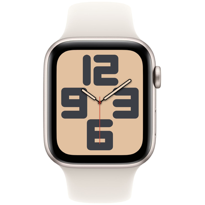 Apple Watch SE2 (2024) Aluminum 44mm GPS NFC 5 ATM Aluminum Case Midnight με Sport Loop Ink