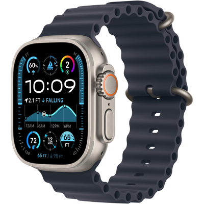 Apple Watch Ultra 2 49mm GPS eSIM NFC IP6X Natural Case με Navy Ocean Band