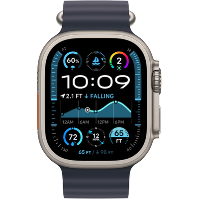 Apple Watch Ultra 2 49mm GPS eSIM NFC IP6X Natural Case με Navy Ocean Band