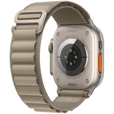 Apple Watch Ultra 2 49mm GPS eSIM NFC IP6X Titanium Case με Olive Alpine Loop