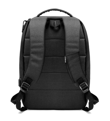 ARCTIC HUNTER τσάντα πλάτης 1701 με θήκη laptop 15.6", USB, 17L, μαύρη