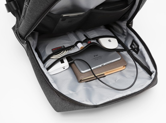 ARCTIC HUNTER τσάντα πλάτης B00218 με θήκη laptop 15.6", USB, 24L, μαύρη