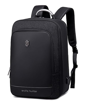 ARCTIC HUNTER τσάντα πλάτης B00227L με θήκη laptop 17", 41L, USB, μαύρη