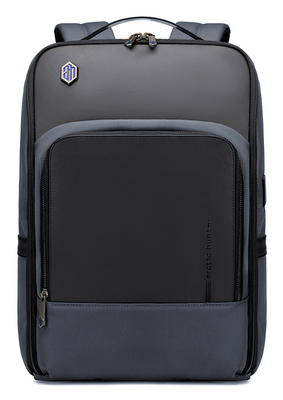 ARCTIC HUNTER τσάντα πλάτης B00403 με θήκη laptop 15.6", USB, 19L, γκρι