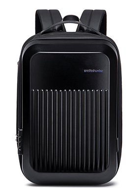 ARCTIC HUNTER τσάντα πλάτης B00487 με θήκη laptop 15.6", λουκέτο TSA, 22L, μαύρη
