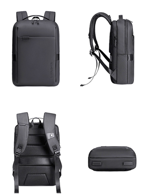 ARCTIC HUNTER τσάντα πλάτης B00574 με θήκη laptop 15.6", 10L, γκρι
