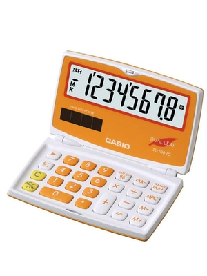 Αριθμομηχανή τσέπης basic casio sl-100vc-oe