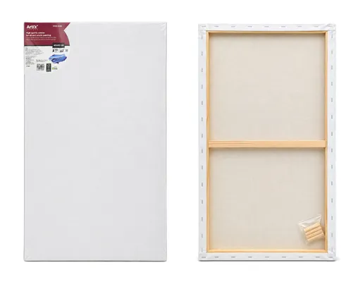 ARTIX PAINTS καμβάς τελάρο ζωγραφικής PP99-4080, 40x80cm, 380gr/m², λευκός