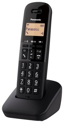 Ασύρματο Ψηφιακό Τηλέφωνο Panasonic KX-TGB610 EU Μαύρο με Πλήκτρο Αποκλεισμού Κλήσεων