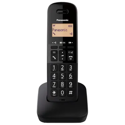 Ασύρματο Ψηφιακό Τηλέφωνο Panasonic KX-TGB610GRB Μαύρο με Δυνατό Kουδούνισμα, Πλήκτρο Αποκλεισμού Κλήσεων και Αναγνώριση Κλήσης