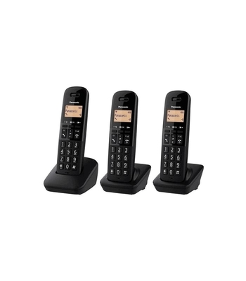 Ασύρματο Ψηφιακό Τηλέφωνο Panasonic KX-TGB613 EU Trio Μαύρο