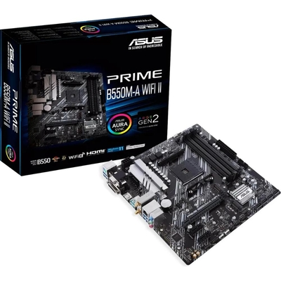 Asus Prime B550M-A WIFI II Motherboard Micro ATX με AMD AM4 Socket (90MB19X0-M0EAY0) (ASU90MB19X0-M0EAY0)