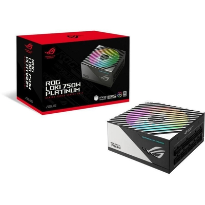 ASUS ROG Loki SFX-L 750W Platinum power supply unit 20+4 pin ATX Black, Silver (90YE00N4-B0NA00) (ASU90YE00N4-B0NA00)