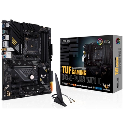 ASUS TUF GAMING B550-PLUS WIFI II AMD B550 Socket AM4 ATX (90MB19U0-M0EAY0) (ASU90MB19U0-M0EAY0)
