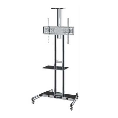 AxRed ZEUS 32”-85” Bάση TV με Ράφι & Κανάλι Απόκρυψης Καλωδίων (11962) (AXZEUS)
