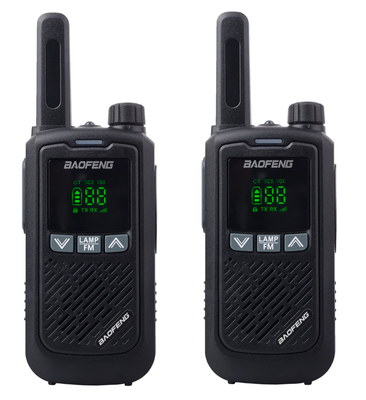 BAOFENG σετ ασύρματοι πομποδέκτες BF-T17, PMR, 0.5W, μαύρο, 2τμχ