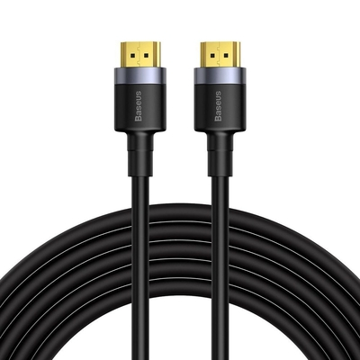 Baseus Cafule 4KHDMI Male To 4KHDMI Male Adapter Cable 5m Black (CADKLF-H01) (BASCADKLF-H01)