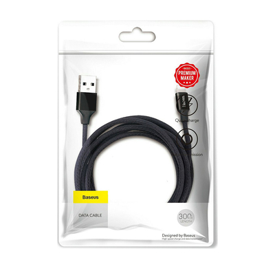 Baseus Lightning Yiven Cable 2A 1.2m Black (CALYW-01) (BASCALYW-01)
