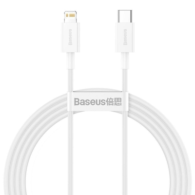 Baseus Superior USB-C to Lightning Cable 20W White 1.5m (CATLYS-B02) (BASCATLYS-B02)