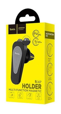 Βάση Στήριξης Αεραγωγού Αυτοκινήτου Hoco CA37 Magnetic Μαύρη - Γκρι με Emergency Tools