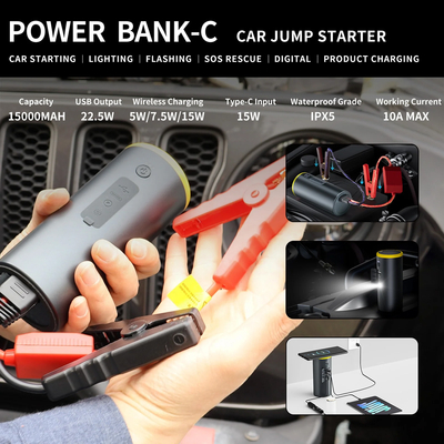 BAYU car kit με εκκινητή μπαταρίας/συμπιεστή αέρος/πιστόλι πλυσίματος/σκουπάκι αυτοκινήτου E-Pro C