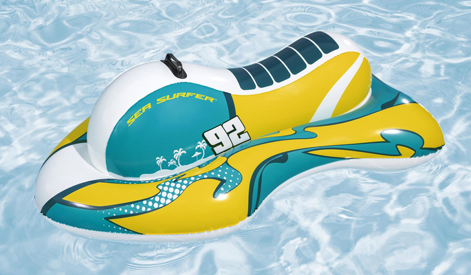 BESTWAY παιδικό φουσκωτό ride on 41540, 117x77cm, Sea Surfer