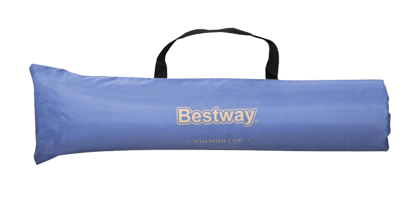 BESTWAY σκίαστρο παραλίας 68105, 2 ατόμων, 200x120x95cm, μπλε/καφέ