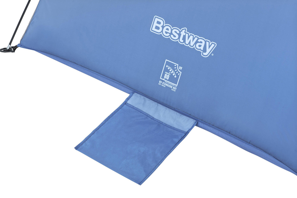 BESTWAY σκίαστρο παραλίας 68105, 2 ατόμων, 200x120x95cm, μπλε/καφέ