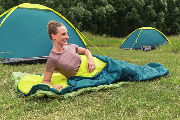 BESTWAY sleeping bag 68102, μονό, 220x75cm, πετρόλ