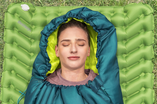 BESTWAY sleeping bag 68102, μονό, 220x75cm, πετρόλ