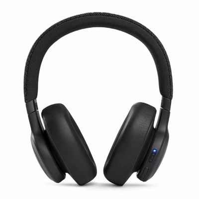 Bluetooth Ακουστικά JBL Live 660NC Ασύρματα & Ενσύρματα USB-C με ANC 50h Ακρόαση και Fast Charge Black JBLLIVE660NCBLK