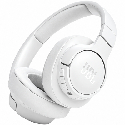 Bluetooth Ακουστικά Over Ear Ασύρματα & Ενσύρματα JBL Tune 720BT με Pure Bass Voice Aware Jack 3.5mm 76h Playtime και Quick Charge White