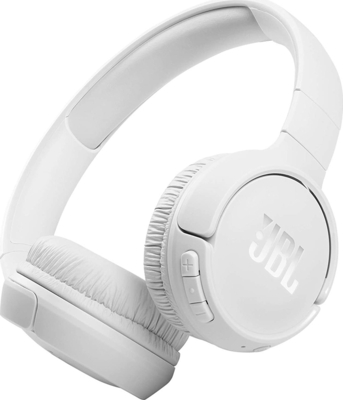 Bluetooth Ακουστικά Stereo JBL JBLT510  Over-ear Pure Bass Sound Multipoint Υποστηρίζει Voice Assistant με 40hr Λειτουργίας Λευκά