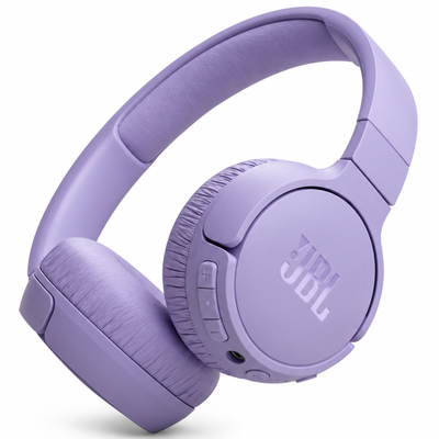 Bluetooth Ακουστικά Stereo JBL Tune 670NC Pure Bass Sound με ANC έως 70h Playtime και Quick Charge Μωβ